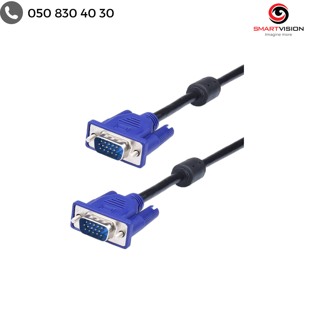 15 M. VGA TO VGA Cable (OD 8mm)